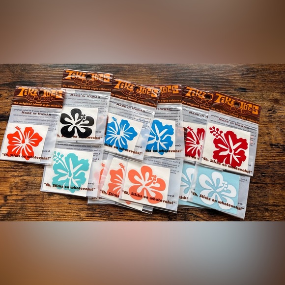 611. Hibiscus 2” vinyl sticker stickers Made in Hawaii ONE per order - Picture 1 of 4